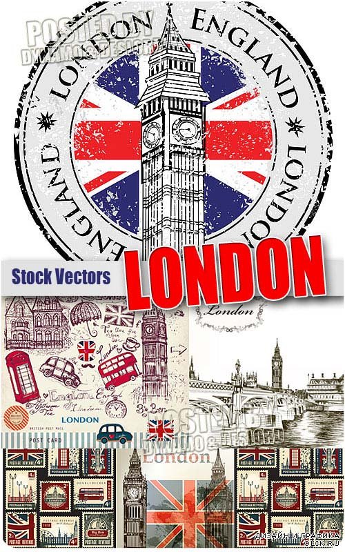 Лондон - Векторный клипарт