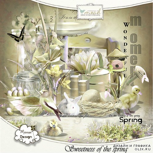 Скрап-набор - Sweetness of the spring