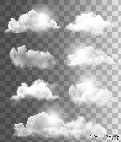 Векторный клипарт - Облака