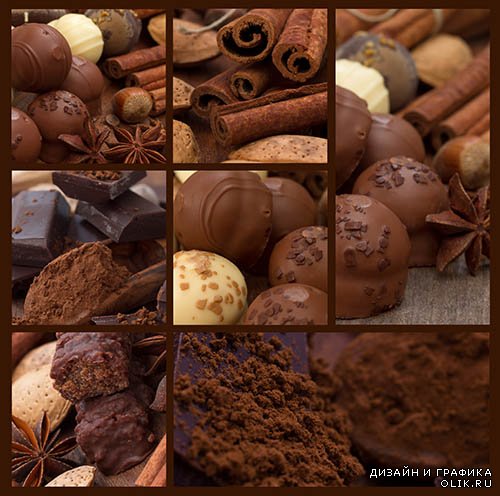 Растровый клипарт - Шоколад 3