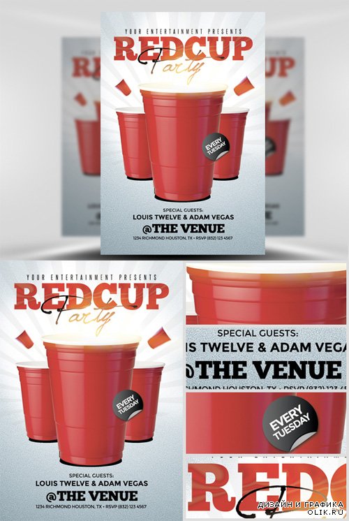 Flyer Template - Red Cup 2