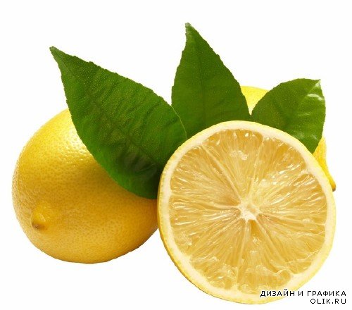 Кислый лимон и лайм (подборка цитрусового клипарта)