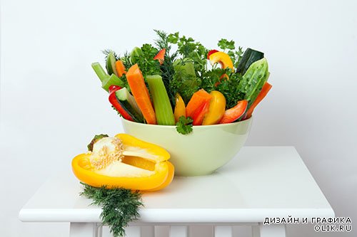 Растровый клипарт - Свежие овощи 2