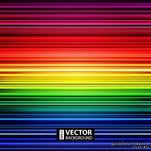 Цветные абстрактные фоны в векторе 10