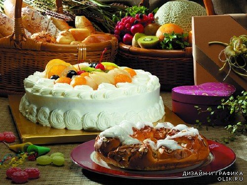 Десерт: Торт, кусочек торта (подборка изображений)