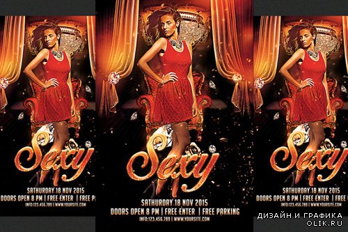 Flyer PSD - Sexy Party 