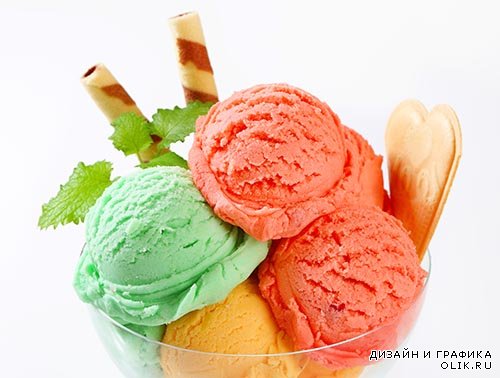 Растровый клипарт - Мороженое 10