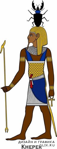 Древний Египет: Персонажи мифологии (векторные отрисовки)