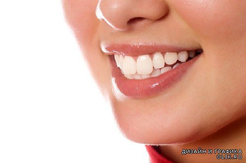Белозубая улыбка, здоровые белые зубы - картинки растровые