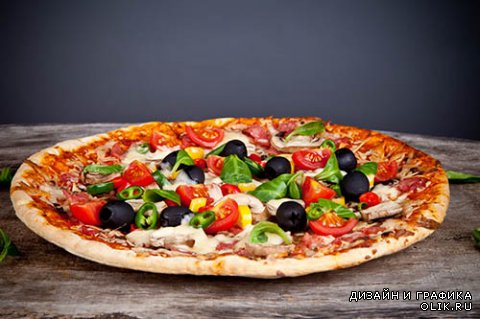 Растровый клипарт - Пицца 11