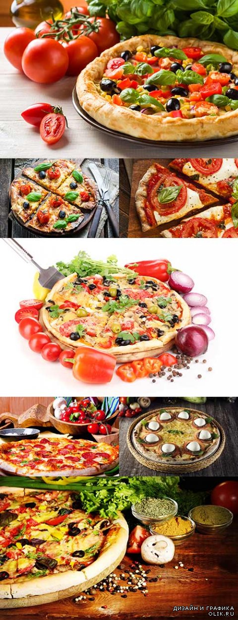 Растровый клипарт - Пицца 12