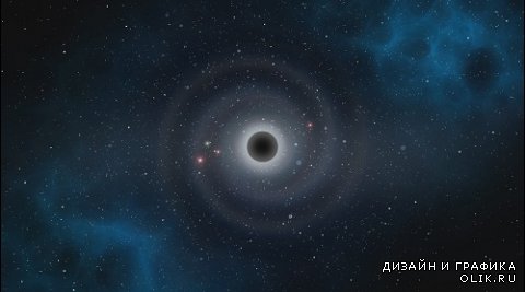 Футаж черная дыра / A BLACKHOLE loop