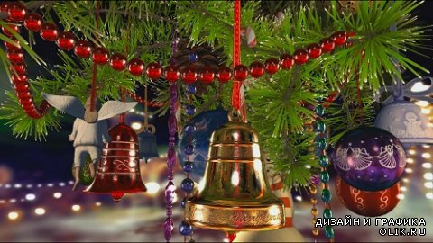 Christmas Bells Video Footage