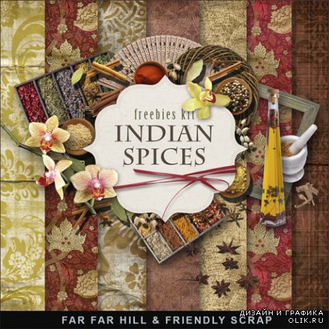 Scrap Kit - Indian Spices