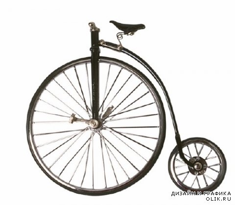 Старинный двухколесный велосипед (подборка изображений)