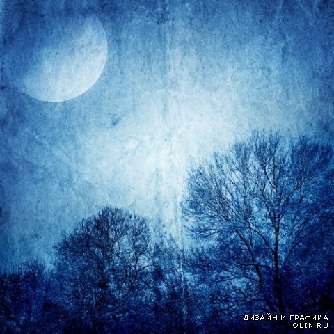 Ночь, ночное небо и луна (подборка изображений)