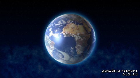 Видео футаж HD – Планета Земля