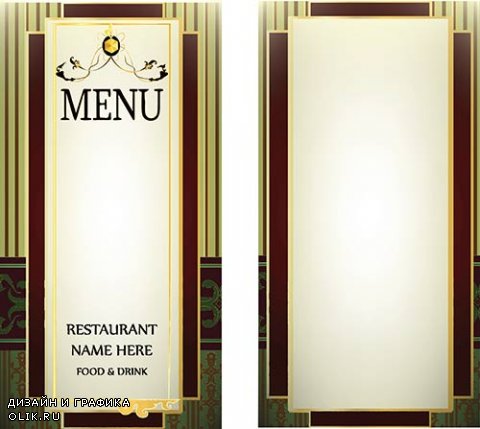 Ресторанные меню в векторе 21
