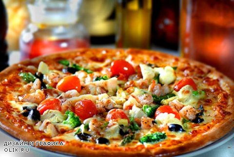 Растровый клипарт - Пицца 17