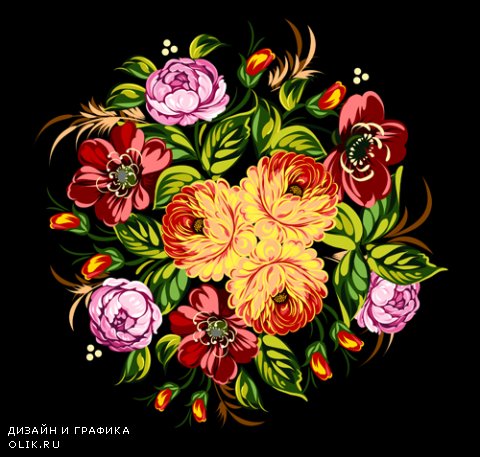 Красивые винтажные цветы - Beautiful vintage flowers
