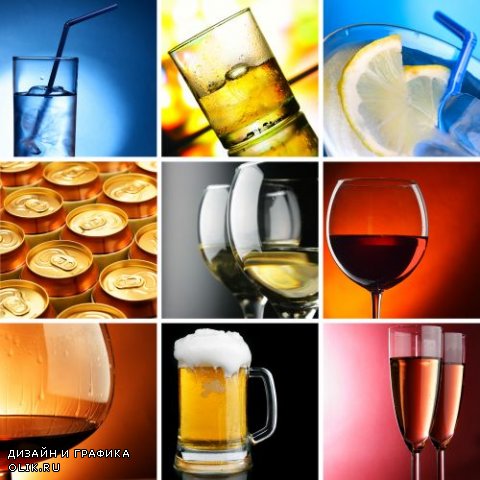 Food & Drink Collage - 10 HQ Images