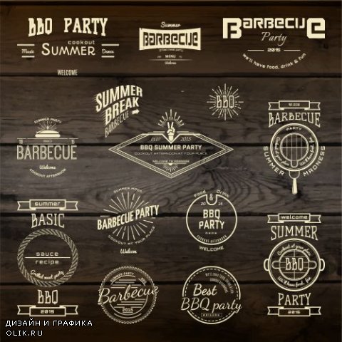 Different Labels & Stickers #25 - 10 Vector