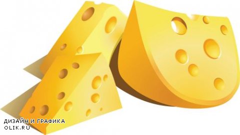 Cheese Design Elements - 15 Vector