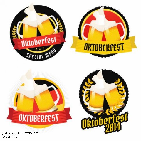 Октоберфест Oktoberfest - 25 Vector