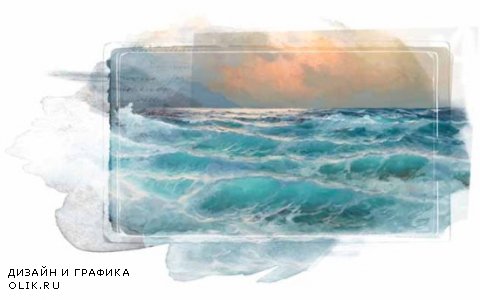 Море – фоны на прозрачной основе