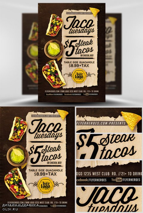 Flyer Template - Taco Tuesdays V2