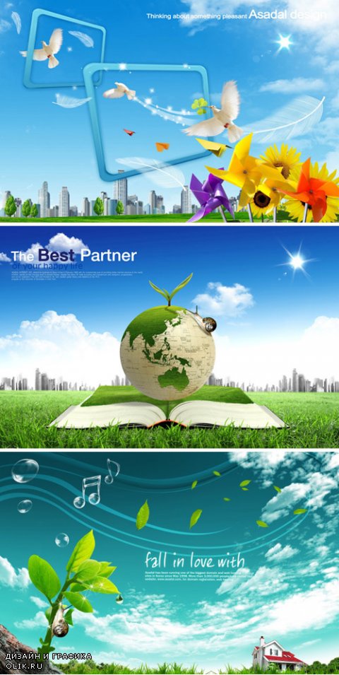 Nature, Green Planet - PSD Sources