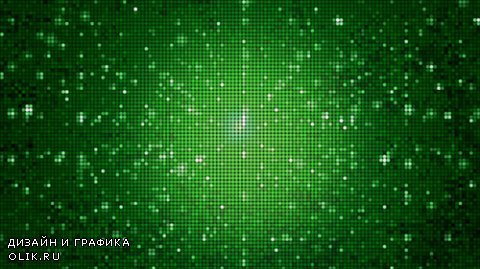 Green Pixels Spread Gradient 2D Motion Background