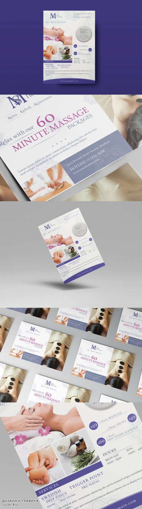 PSD Massage - Ad & Flyer Template