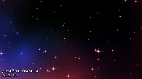 The background footage with the stars