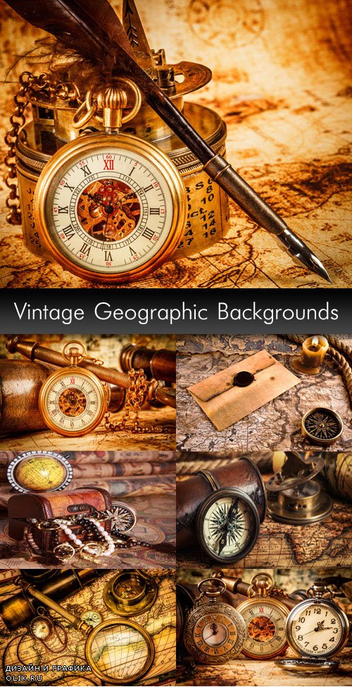Vintage Geographic Backgrounds