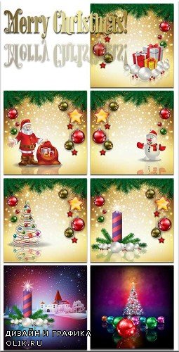  Новогодние фоны-Новогодние композиции.8 часть/Christmas backgrounds-Christmas composition.Part 8 