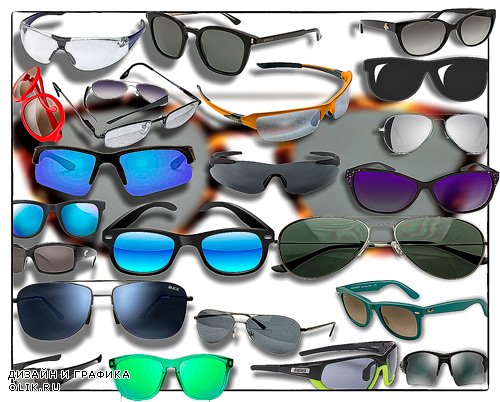 Клипарты для фотошопа - Солнцезащитные очки