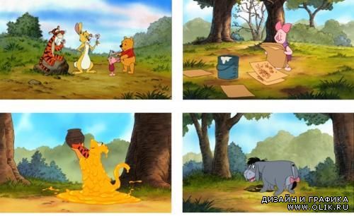 Диснеевские фоны Винни Пух и его друзья