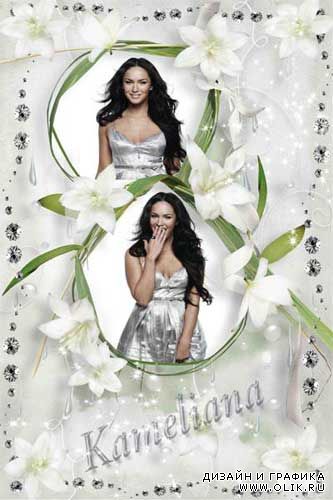 Рамочка для PHSP Нежные белые лилии