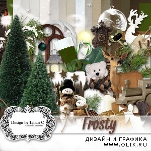 Новогодний скрап-набор