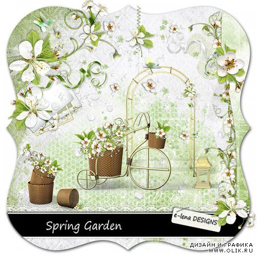 Scrap kit   Spring Garden