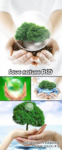 Save nature PSD
