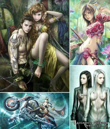 Иллюстрации художника - иллюстратора Лин и-Чен