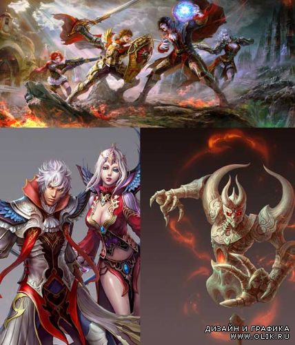 Персонажи художника - иллюстратора Гуанжиан Хуанг (Guangjian Huang)