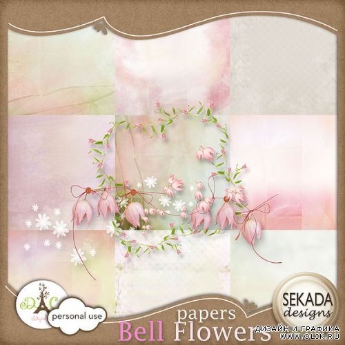 Скрап-набор  Bell flowers