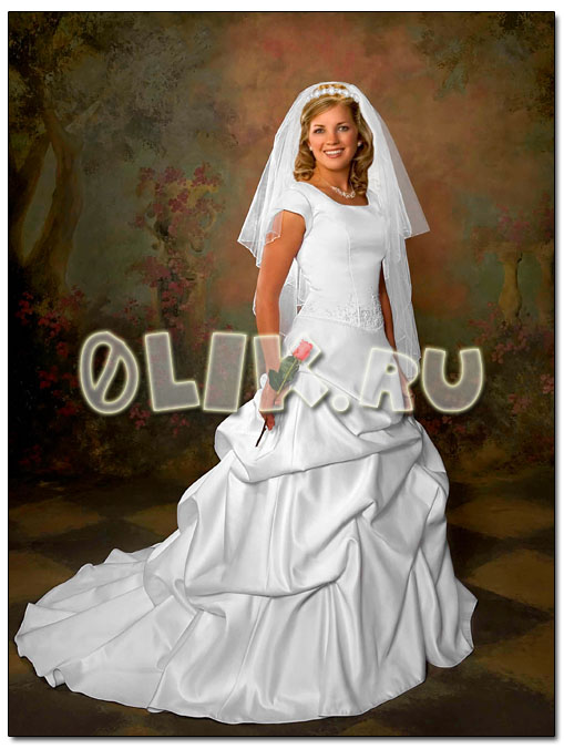 Шаблон - Подвенечное платье. Невеста