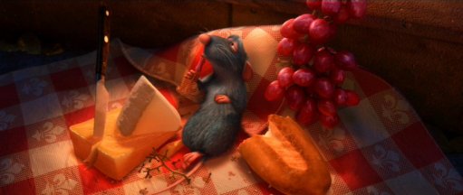 Забавный мышонок из мультфильма "Рататуй"