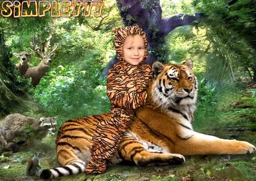 Мальчик с тигром
