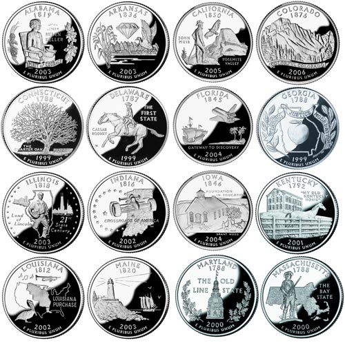 Колекционные монеты США
