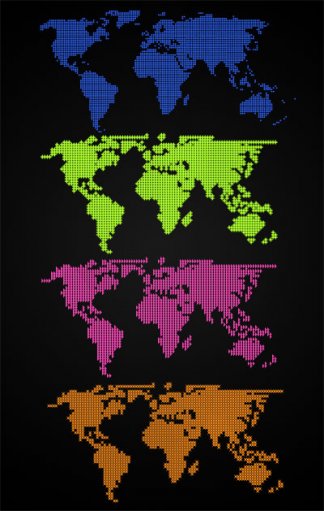 4 World Dot Maps